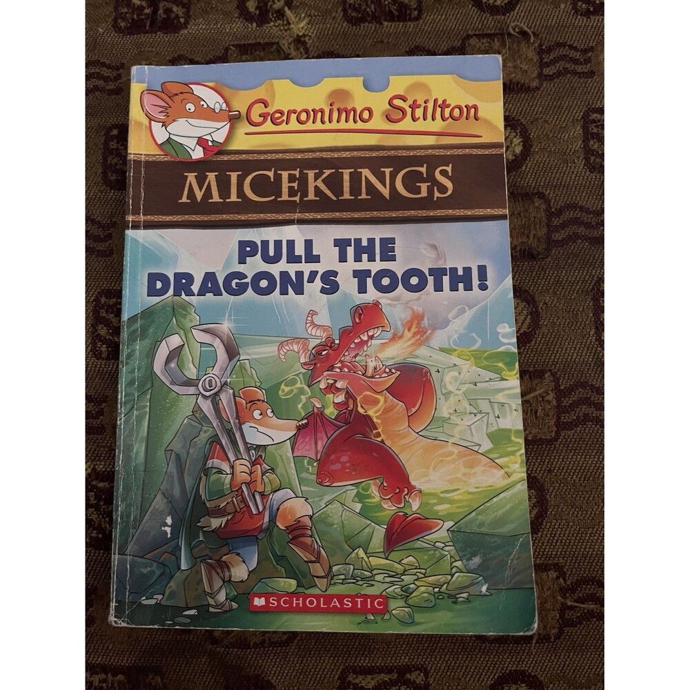 Geronimo Stilton Micekings #3 Pull the Dragon's Tooth! Scholastic 2016 PB